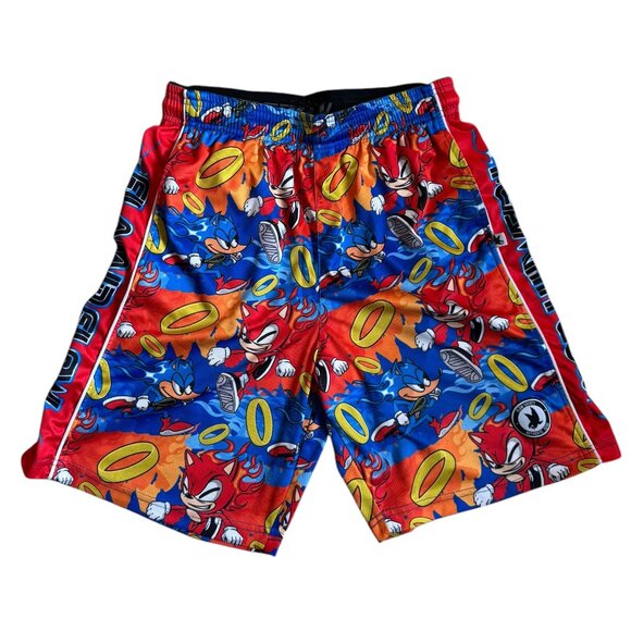 Flow Society Hockey Shorts Boys YXL Sonic the Hedgehog FLAMIN' FLOW - Picture 1 of 3